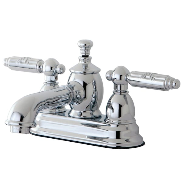KS7001GL 4" Centerset Bathroom Faucet, Polished Chrome